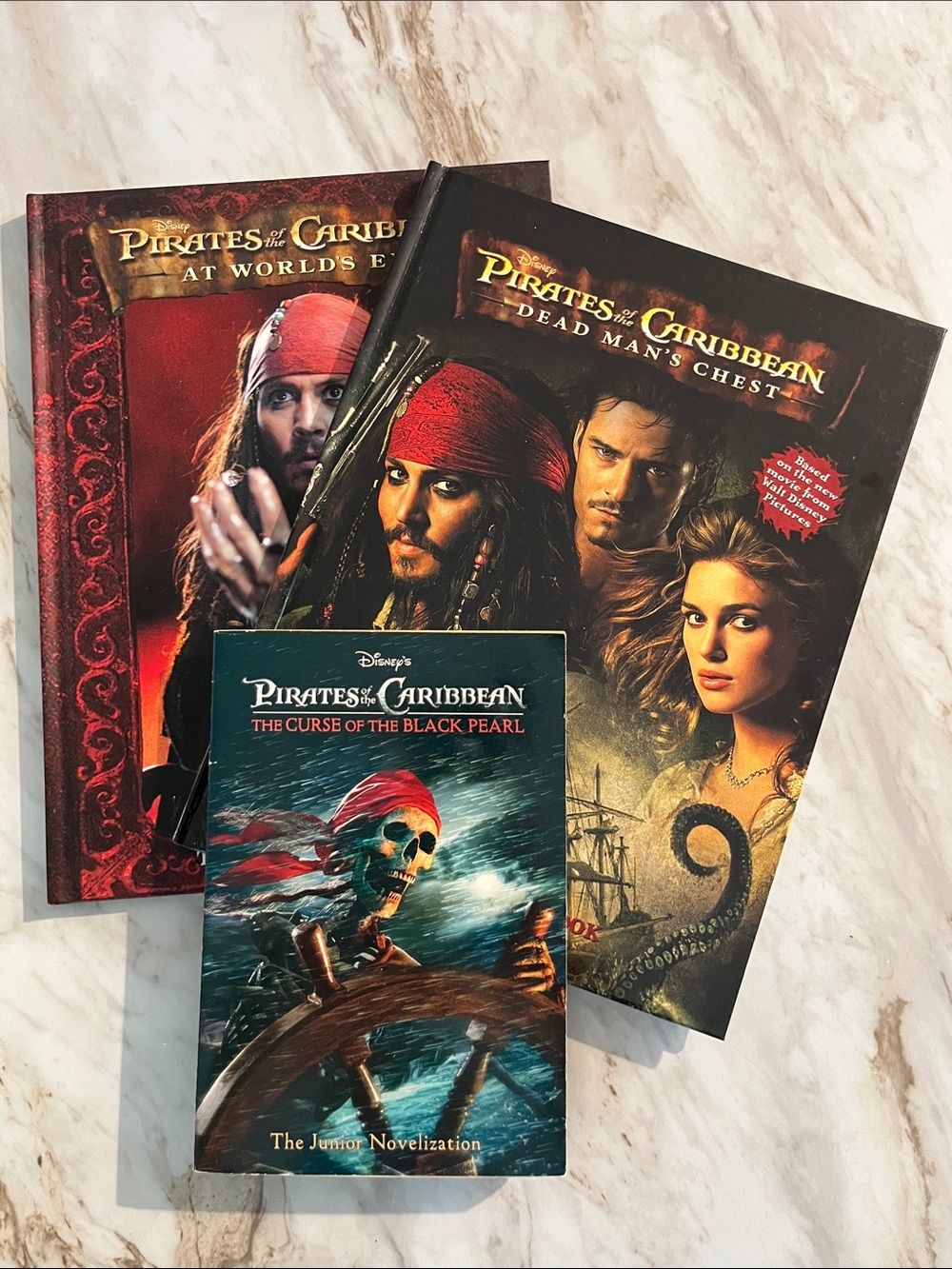 Pirates of the Caribbean Movie Hardcover Storybooks & Curse of the Black Pearl